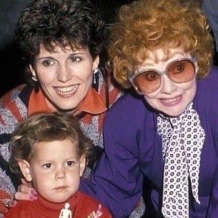 Katharine Luckinbill with her mother and grandmother.